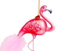 LAALU Vianočná ozdoba Flamingo 15 cm