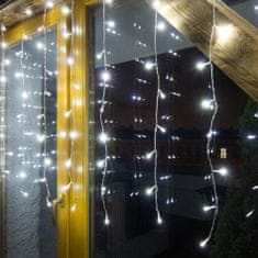 DecoLED DecoLED LED svetelná záclona HOBBY LINE - 2x1m, ľadovo biela, 100 diód