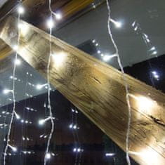 DecoLED DecoLED LED svetelná záclona HOBBY LINE, 2x2m, ľadovo biela, 200 diód LWC22