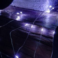 DecoLED DecoLED LED svetelná reťaz - 12 x 1,5 m, ľadovo biela, 180 diód