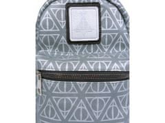 sarcia.eu Kožený batoh v khaki farbe so strieborným vzorom Harry Potterových Relikvií smrti 