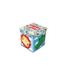 Arditex FISHER-PRICE Úložný box s vrchnákom / taburetka 2v1, HAPPY DAY, FP10300