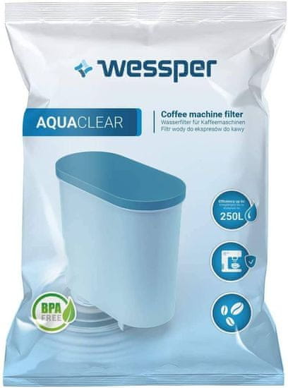 Wessper Vodný filter AquaClear do kávovarov značky Saeco and Phillips CA6903 -