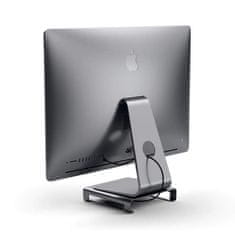 Satechi Hliníkový rozbočovač stojana monitora typu C s dátovým rozhraním USB-C, rozhraním USB 3.0, slotmi na karty micro/SD a 3,5 mm pripojením na slúchadlá