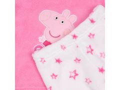 Peppa Pig Dievčenské fleecové pyžamo, ružovo-biele OEKO-TEX 4-5 let 104-110 cm