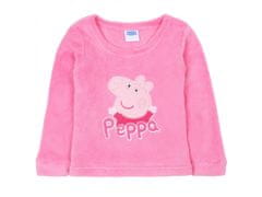 Peppa Pig Dievčenské fleecové pyžamo, ružovo-biele OEKO-TEX 4-5 let 104-110 cm