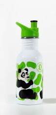 Water Revolution Detská nerezová fľaša na pitie Panda Potravinárska nerezová oceľ 18/8, 500 ml