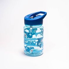 Water Revolution Detská Tritanová fľaša na pitie Žraloky Tritan, 450 ml