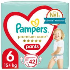 Pampers Premium Care Plienkové Nohavičky veľ.6 (15kg+) 42 ks