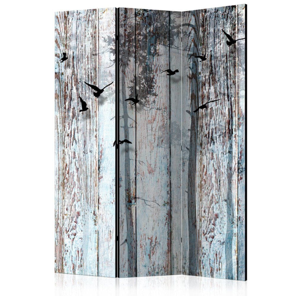 Artgeist Paraván - Rustikálne dosky 135x172 plátno na drevenom ráme obojstranná potlač
