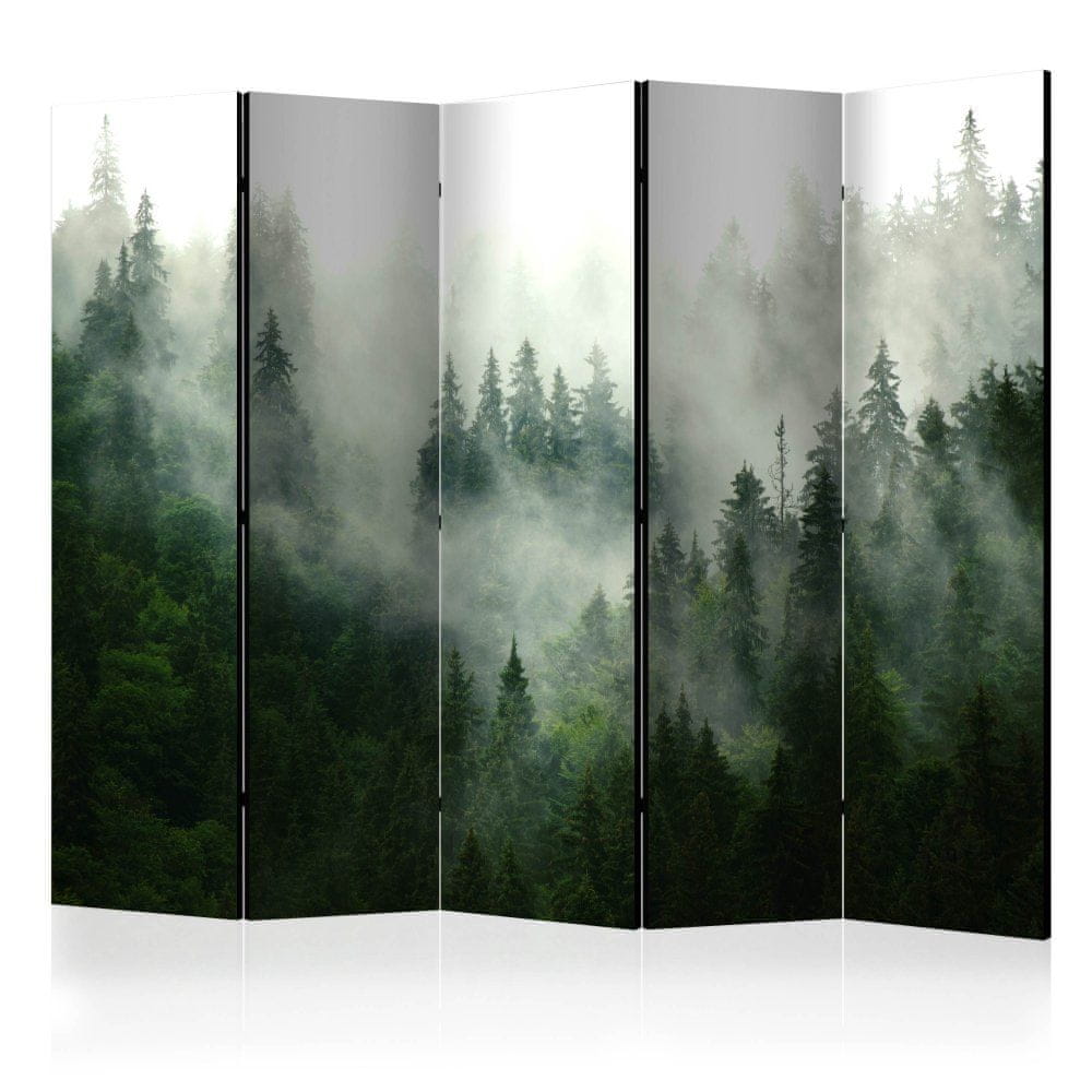 Artgeist Paraván - Ihličnatý les II 225x172 plátno na drevenom ráme obojstranná potlač