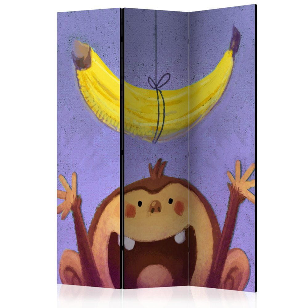 Artgeist Paraván - Banán 135x172 plátno na drevenom ráme obojstranná potlač