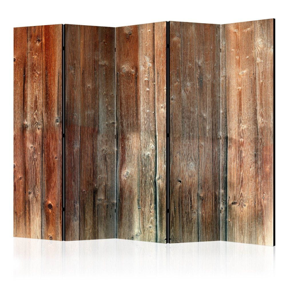 Artgeist Paraván - Lesná chata II 225x172 plátno na drevenom ráme obojstranná potlač