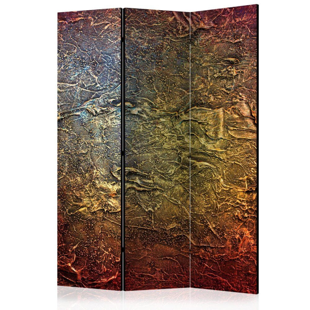 Artgeist Paraván - Červené zlato 135x172 plátno na drevenom ráme obojstranná potlač