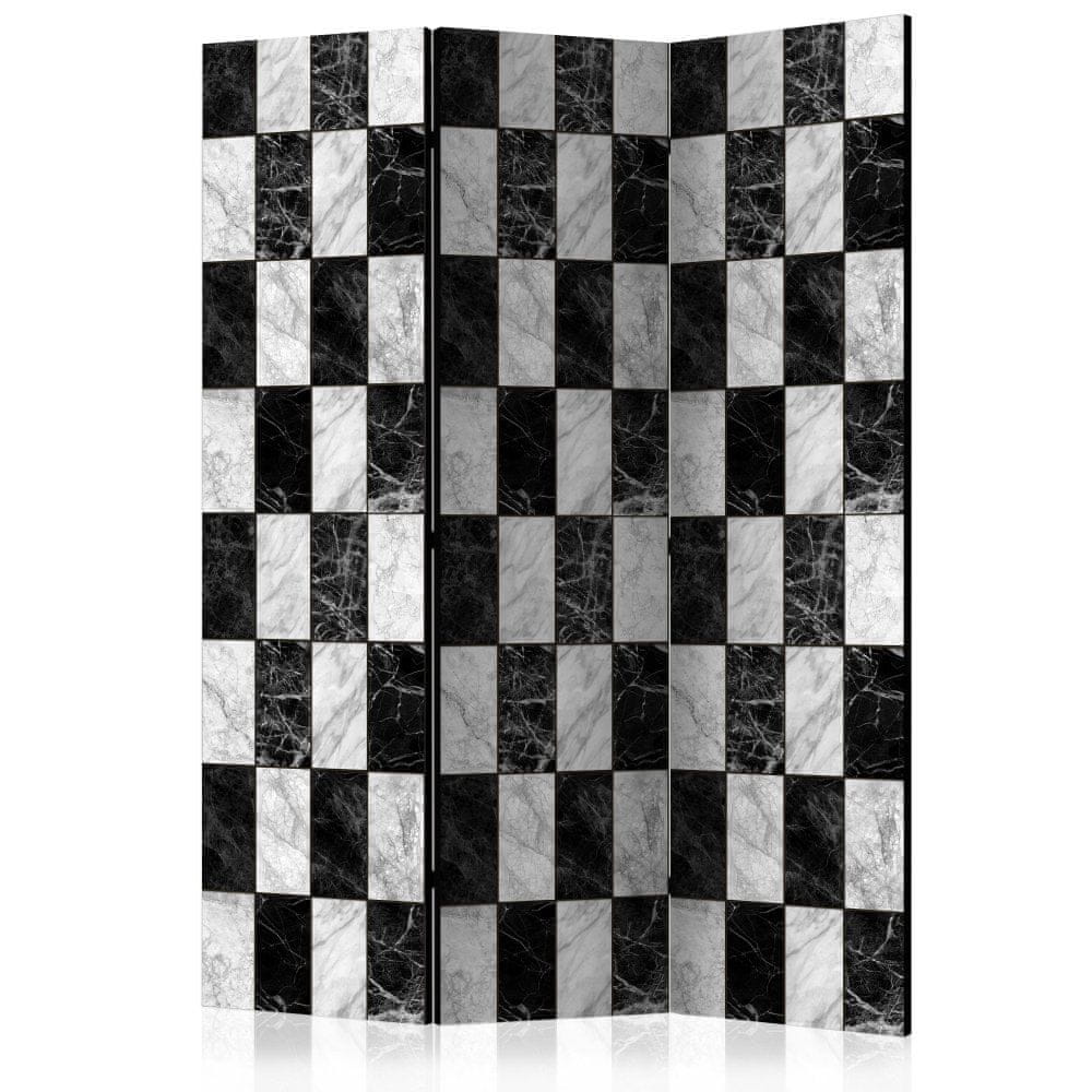 Artgeist Paraván - Šachovnica 135x172 plátno na drevenom ráme obojstranná potlač