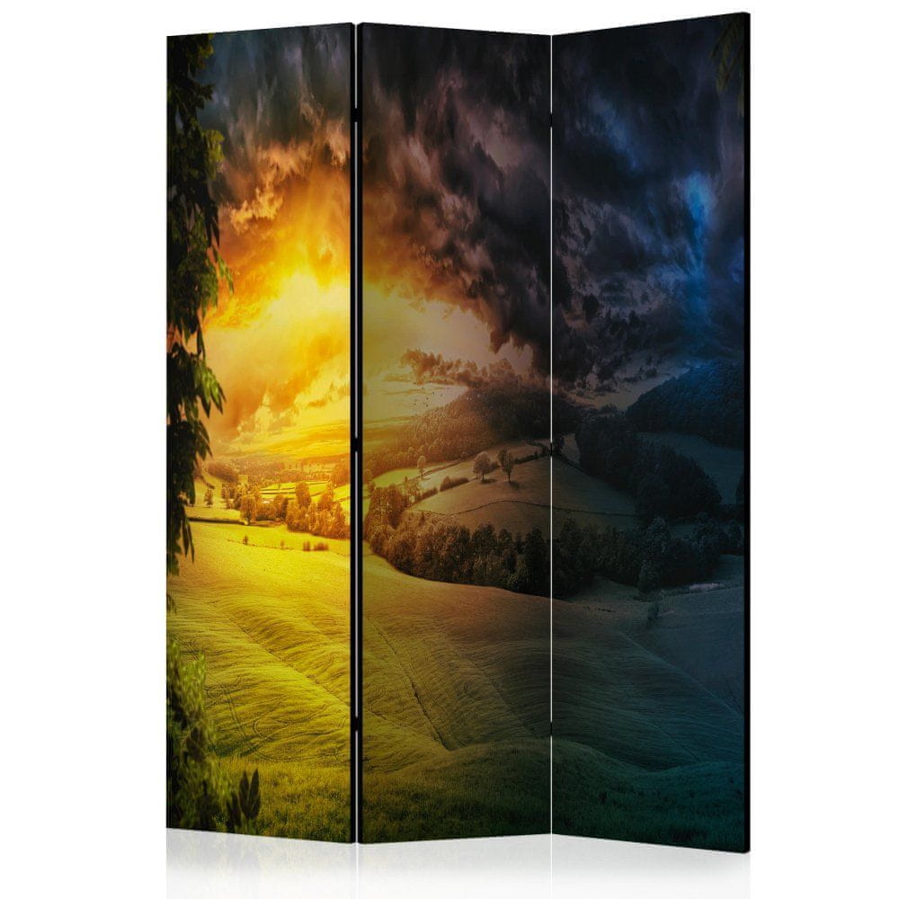 Artgeist Paraván - Súmrak nad údolím 135x172 plátno na drevenom ráme obojstranná potlač