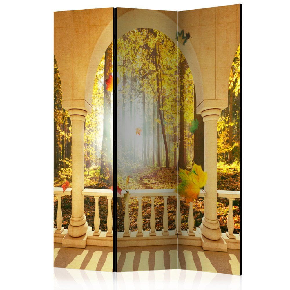 Artgeist Paraván - Sen o jesennom lese 135x172 plátno na drevenom ráme obojstranná potlač