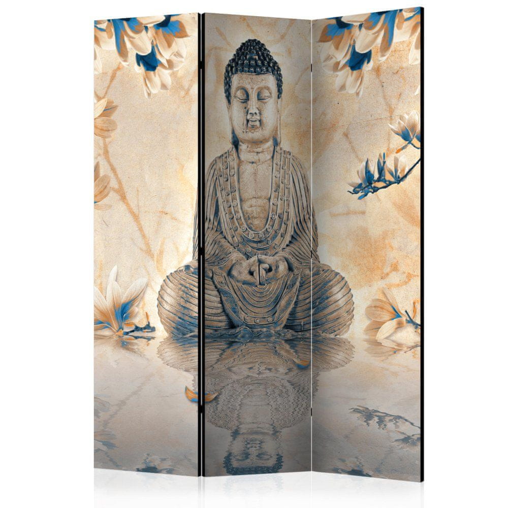 Artgeist Paraván - Budha prosperity 135x172 plátno na drevenom ráme obojstranná potlač