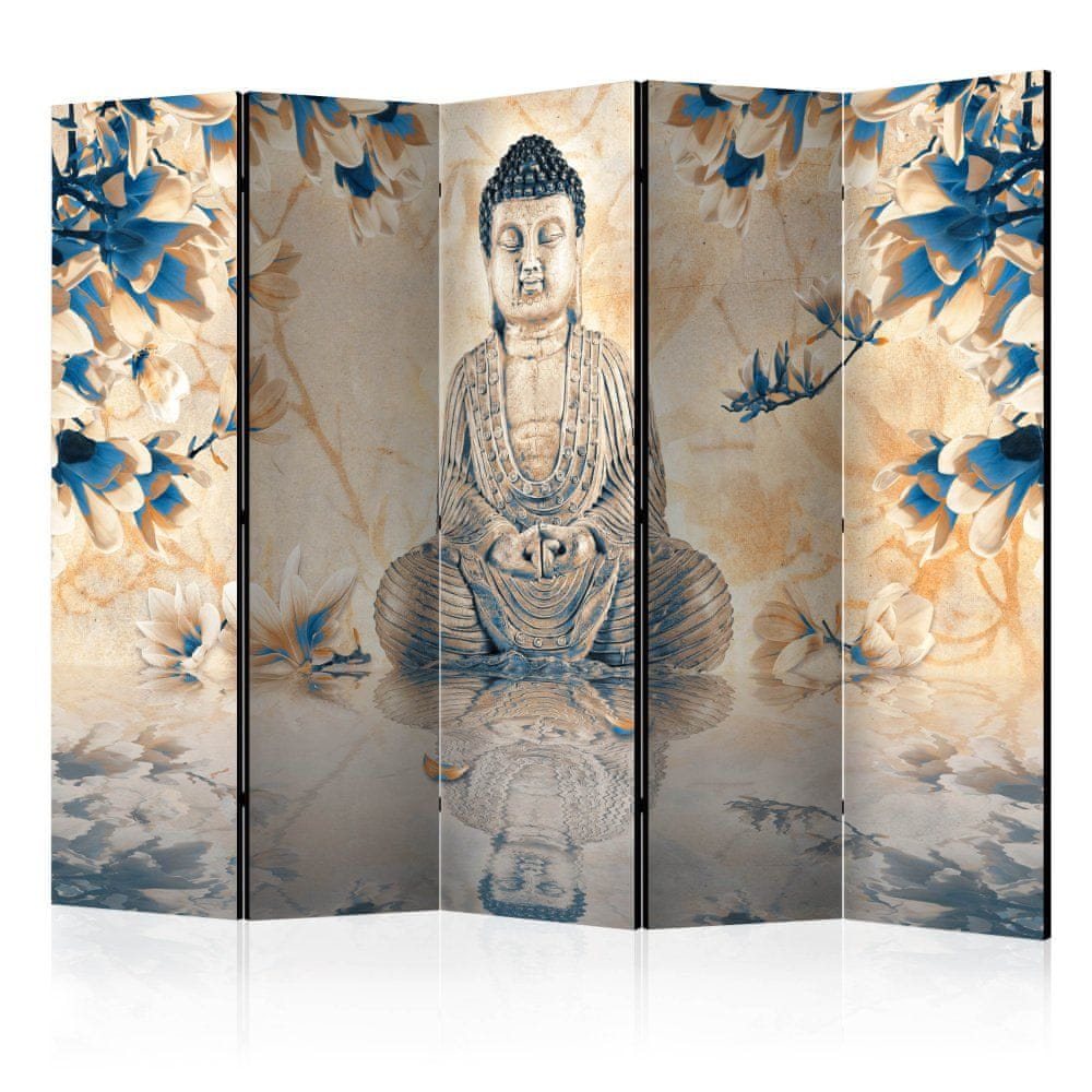 Artgeist Paraván - Budha prosperity II 225x172 plátno na drevenom ráme obojstranná potlač
