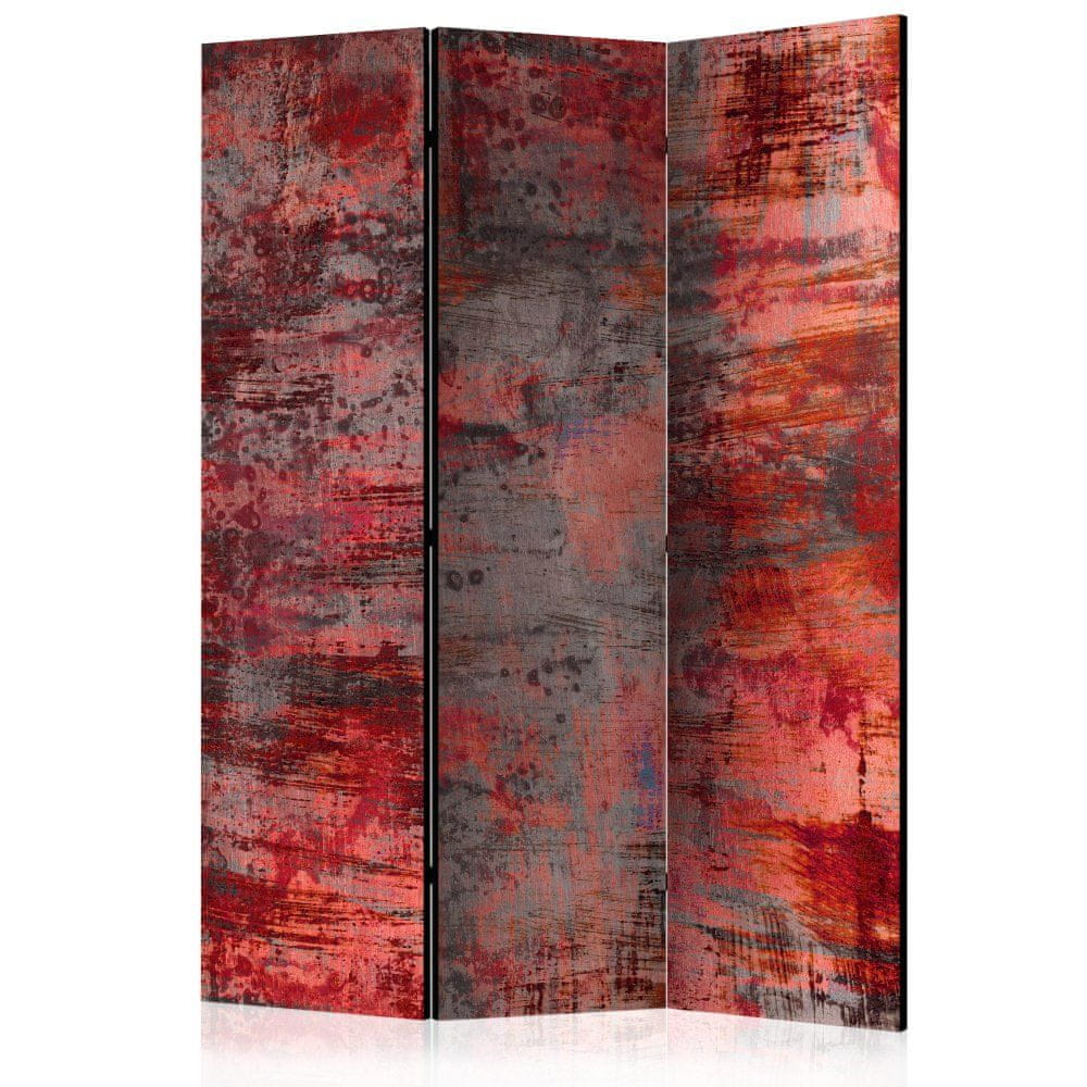 Artgeist Paraván - Červený kov II 135x172 plátno na drevenom ráme obojstranná potlač