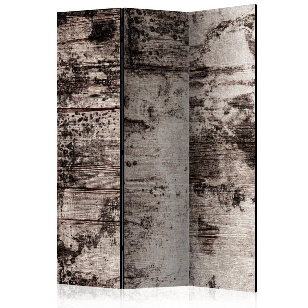 Artgeist Paraván - Spálené drevo 135x172 plátno na drevenom ráme obojstranná potlač