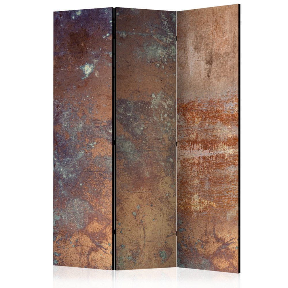 Artgeist Paraván - Hrdzavý plech 135x172 plátno na drevenom ráme obojstranná potlač