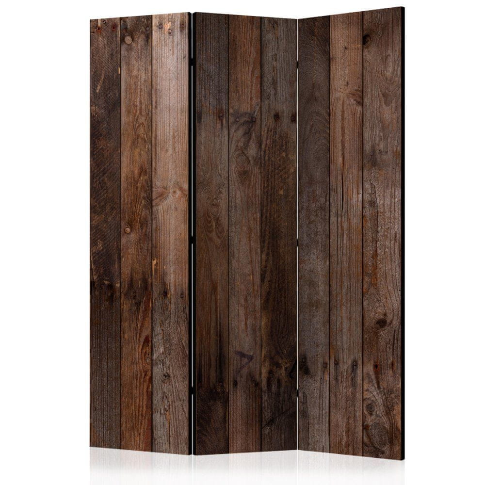 Artgeist Paraván - Drevený prístrešok 135x172 plátno na drevenom ráme obojstranná potlač