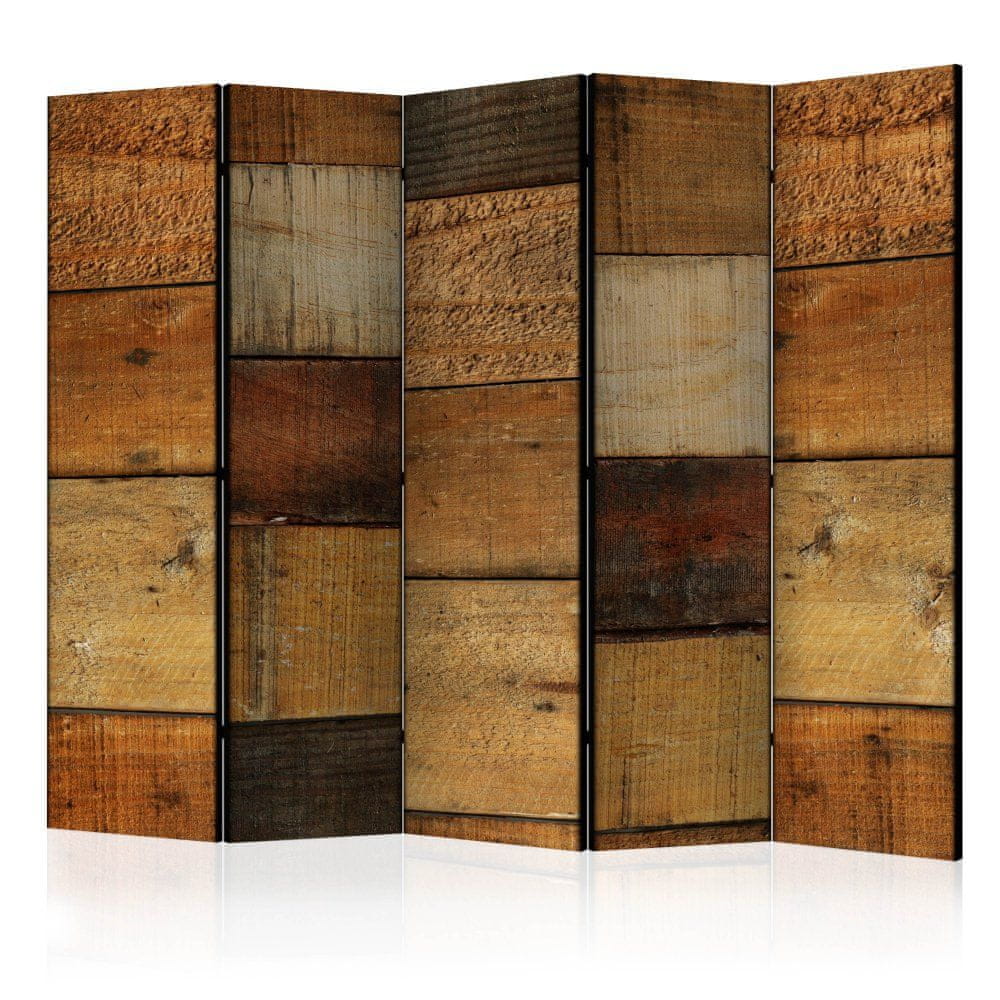 Artgeist Paraván - Textúra dreva II 225x172 plátno na drevenom ráme obojstranná potlač