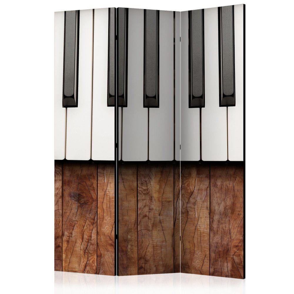 Artgeist Paraván - Inšpirované Chopinom - Mahagón 135x172 plátno na drevenom ráme obojstranná potlač