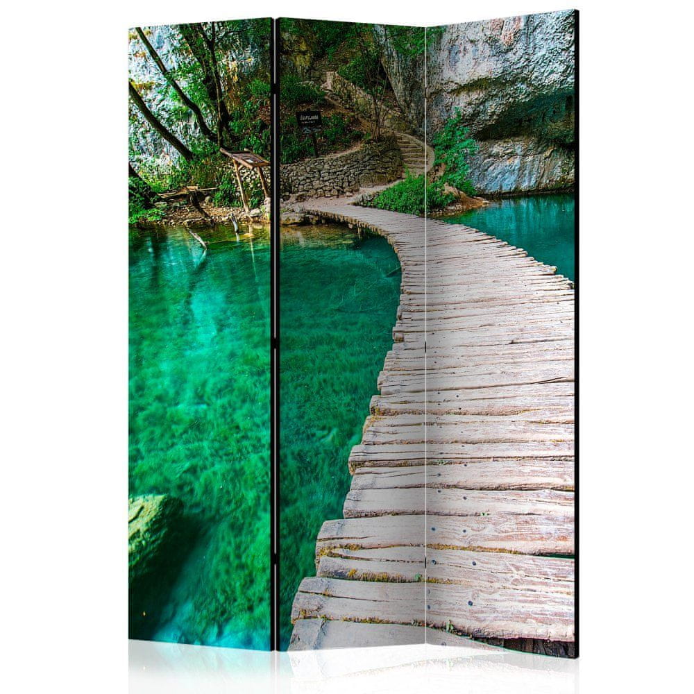 Artgeist Paraván - Národný park Plitvické jazerá, Chorvátsko 135x172 plátno na drevenom ráme obojstranná potlač