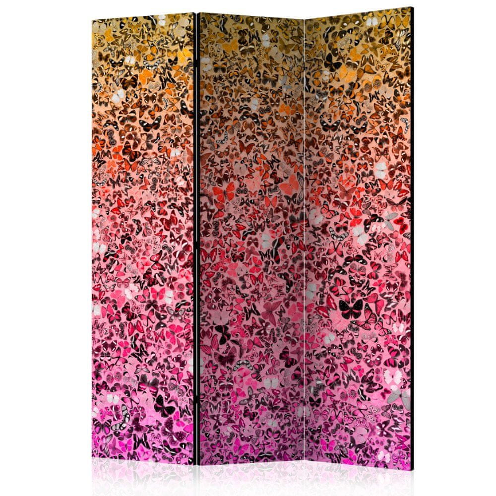 Artgeist Paraván - Jazyk motýľov 135x172 plátno na drevenom ráme obojstranná potlač