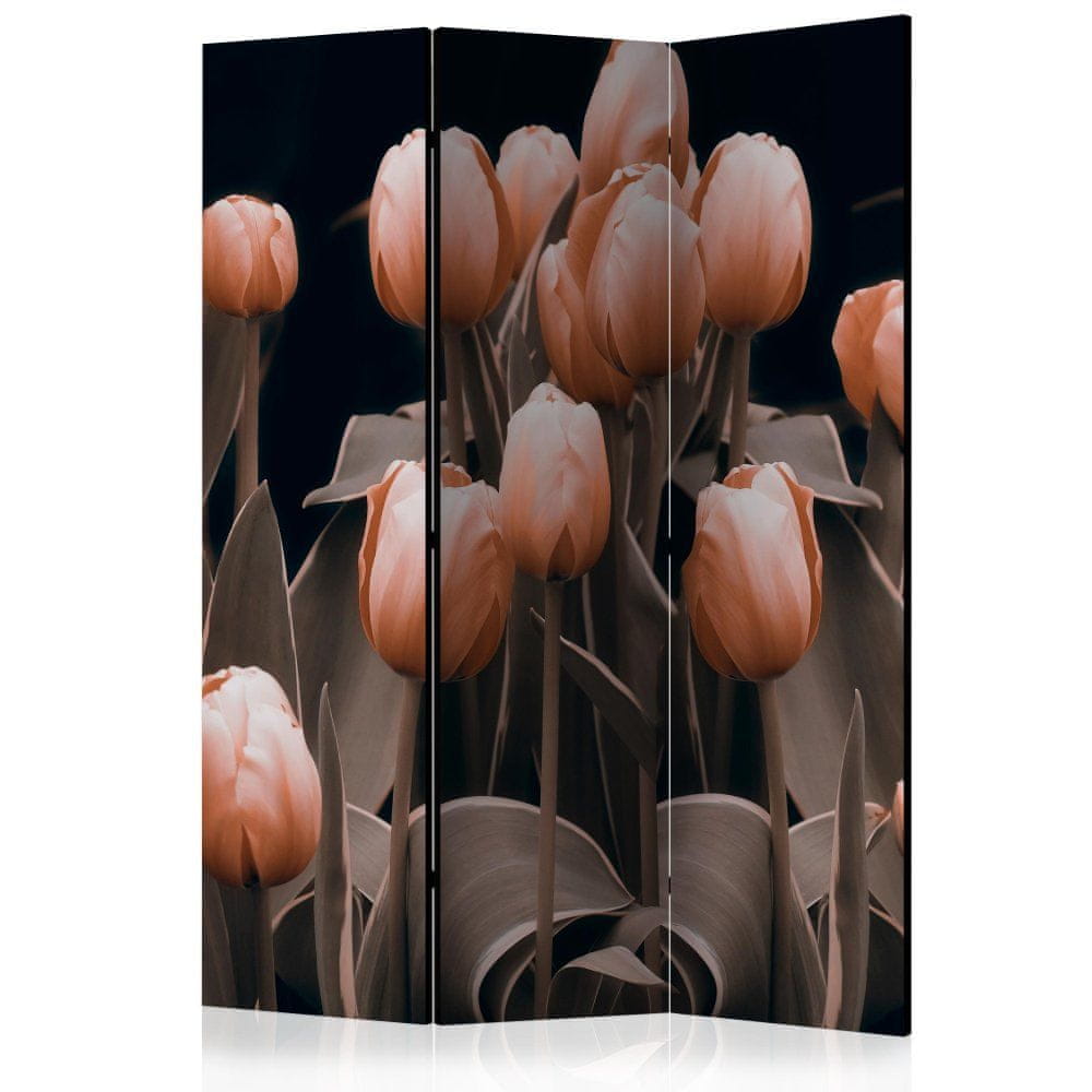 Artgeist Paraván - Dámy medzi kvetmi 135x172 plátno na drevenom ráme obojstranná potlač