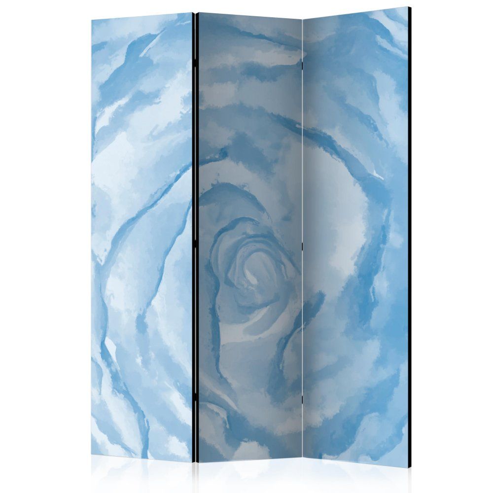 Artgeist Paraván - Ruža (modrá) 135x172 plátno na drevenom ráme obojstranná potlač