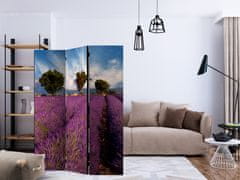 Artgeist Paraván - Levanduľové polia v Provence 135x172 plátno na drevenom ráme obojstranná potlač