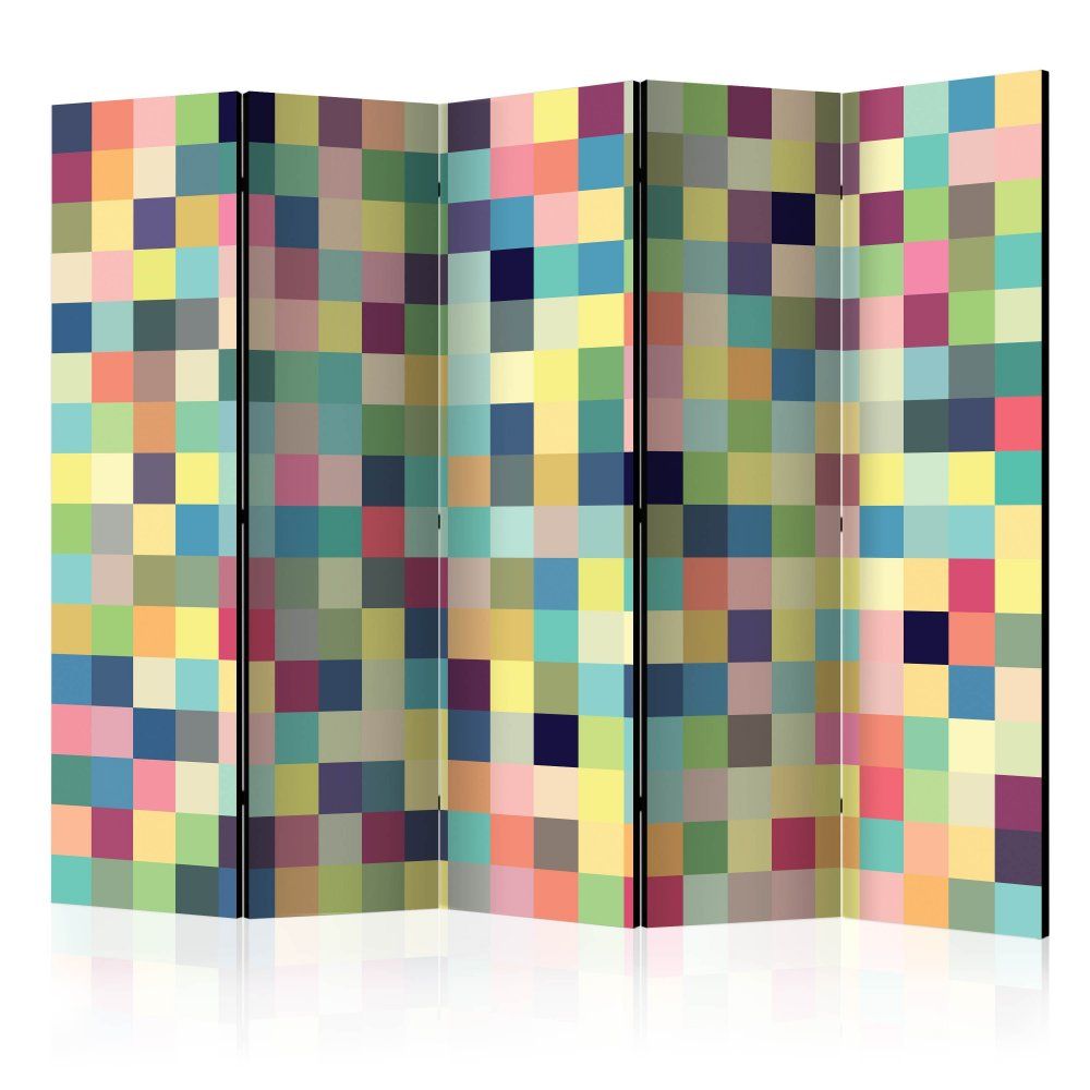 Artgeist Paraván - Milióny farieb II 225x172 plátno na drevenom ráme obojstranná potlač