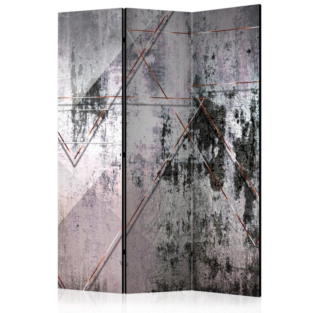 Artgeist Paraván - Geometrická stena 135x172 plátno na drevenom ráme obojstranná potlač