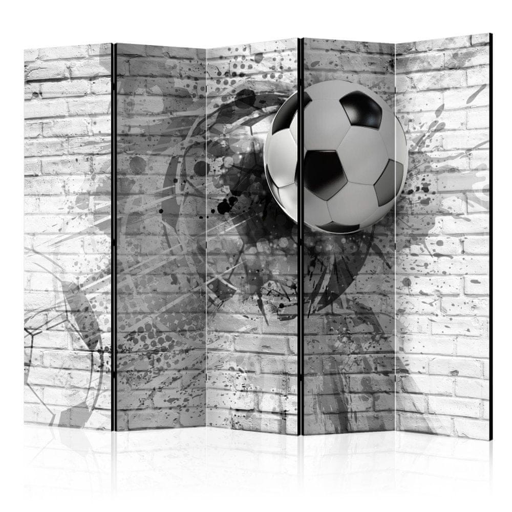 Artgeist Paraván - Dynamický futbal II 225x172 plátno na drevenom ráme obojstranná potlač