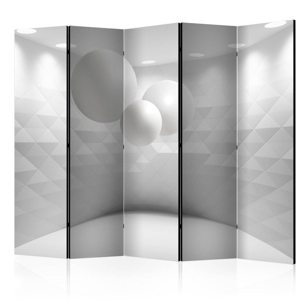 Artgeist Paraván - Geometrická miestnosť II 225x172 plátno na drevenom ráme obojstranná potlač