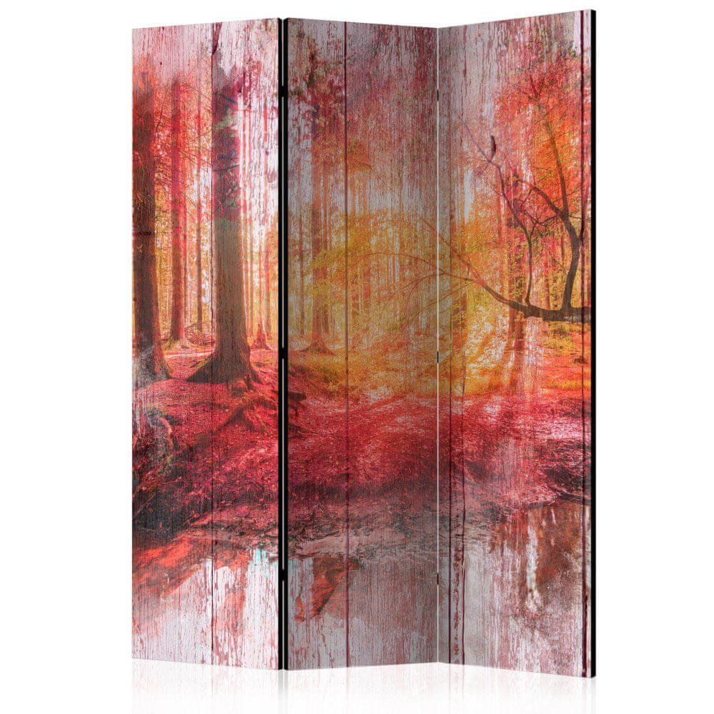 Artgeist Paraván - Jesenný les 135x172 plátno na drevenom ráme obojstranná potlač