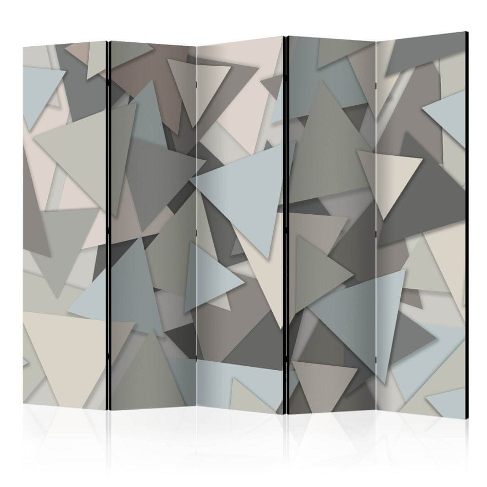 Artgeist Paraván - Geometrické puzzle II 225x172 plátno na drevenom ráme obojstranná potlač