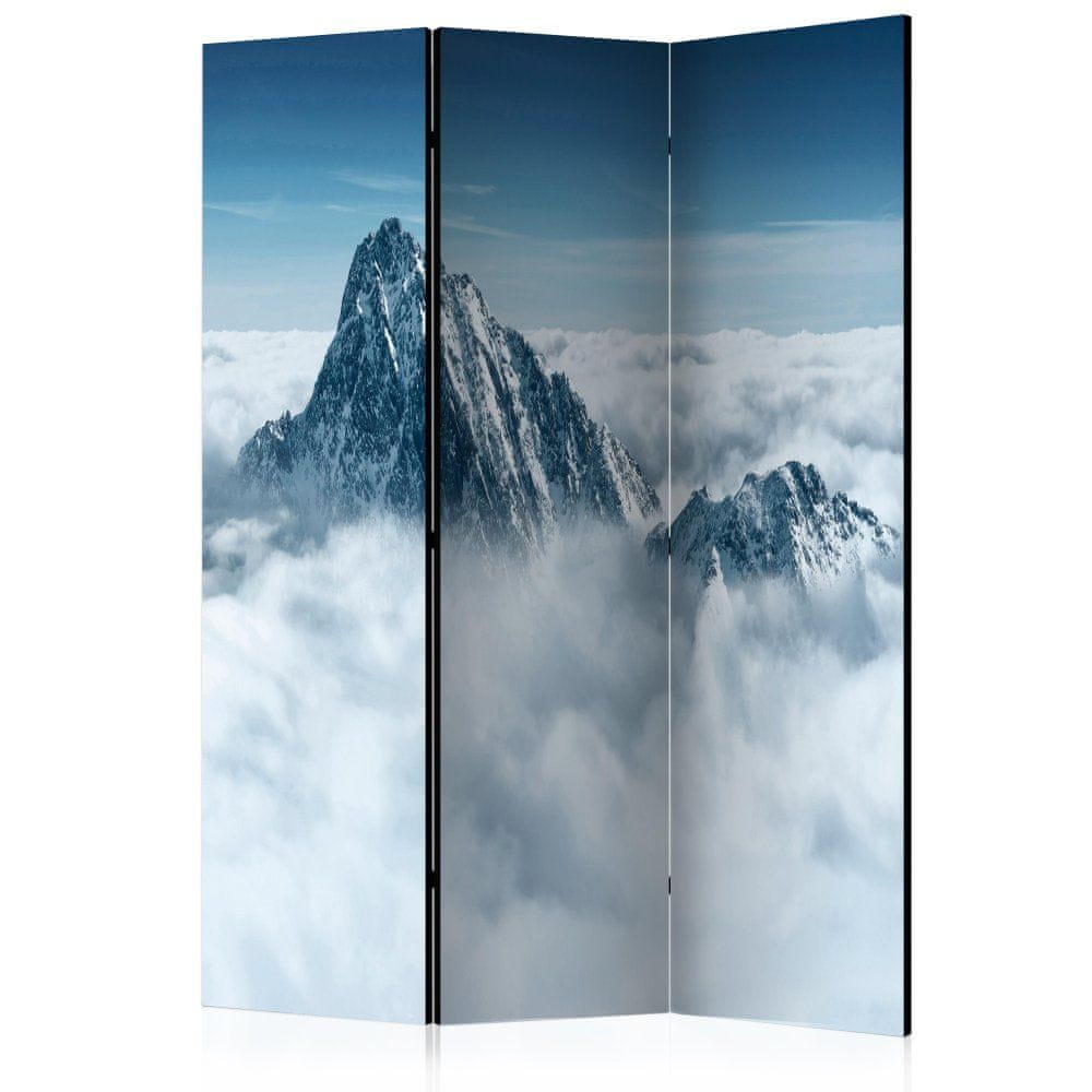 Artgeist Paraván - Hora v oblakoch 135x172 plátno na drevenom ráme obojstranná potlač