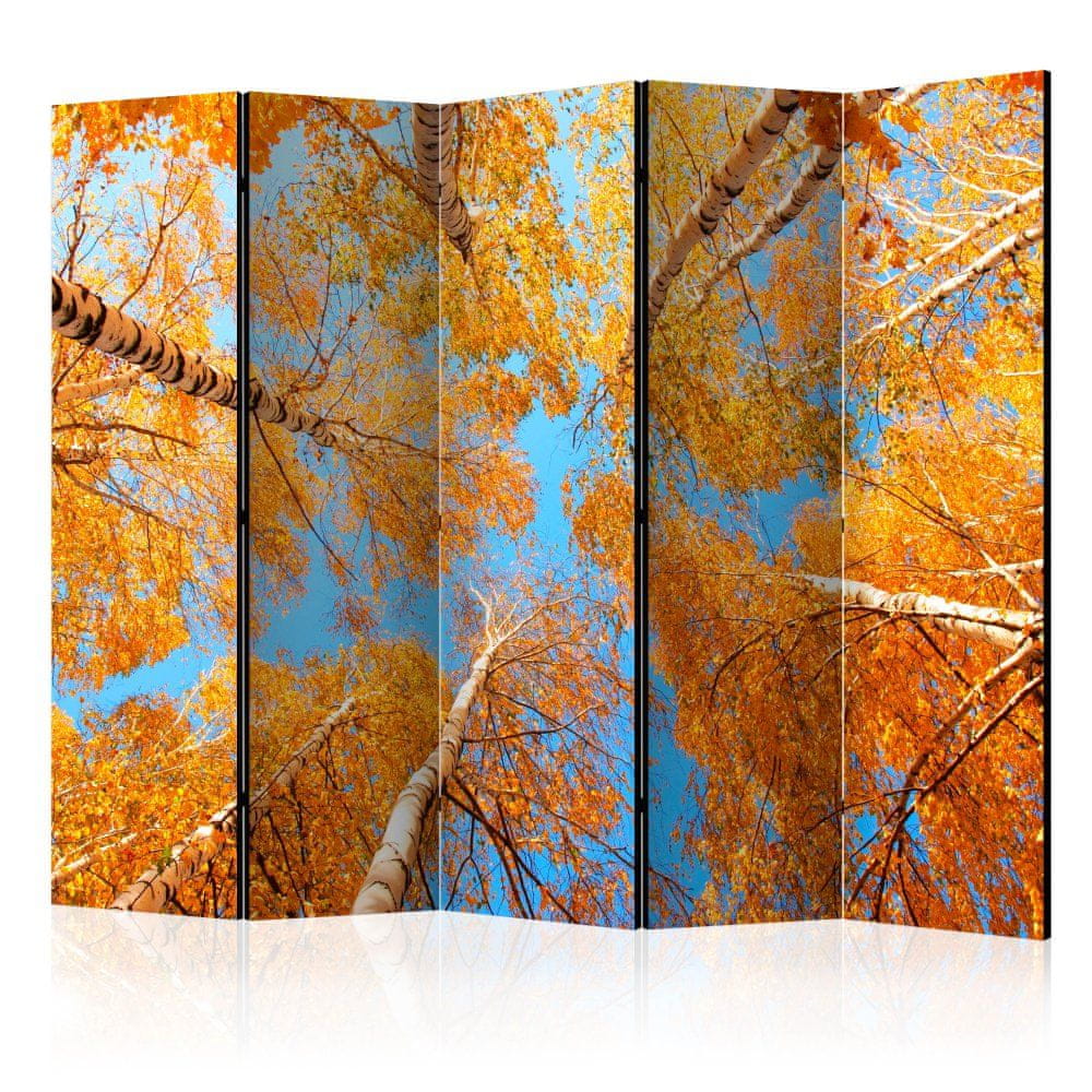 Artgeist Paraván - Jesenné koruny stromov II 225x172 plátno na drevenom ráme obojstranná potlač