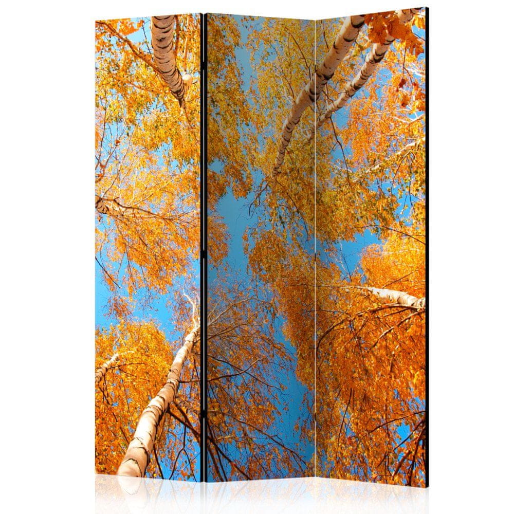 Artgeist Paraván - Jesenné koruny stromov 135x172 plátno na drevenom ráme obojstranná potlač