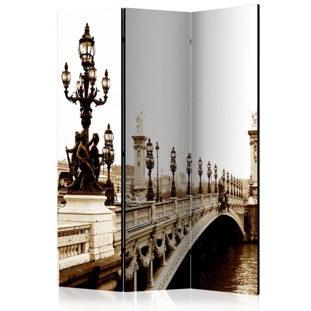 Artgeist Paraván - Most Alexandra III, Paríž 135x172 plátno na drevenom ráme obojstranná potlač
