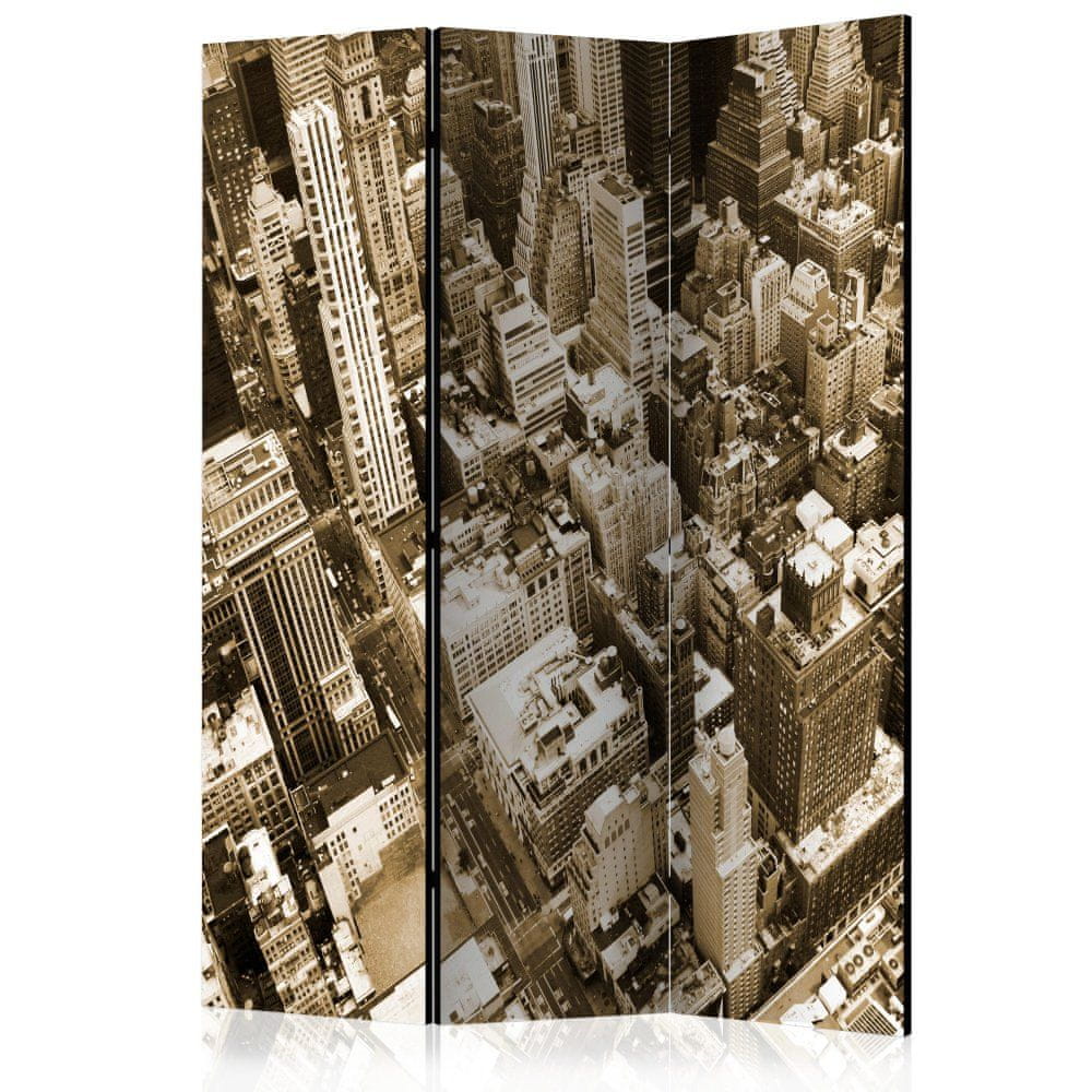 Artgeist Paraván - New York, Manhattan 135x172 plátno na drevenom ráme obojstranná potlač