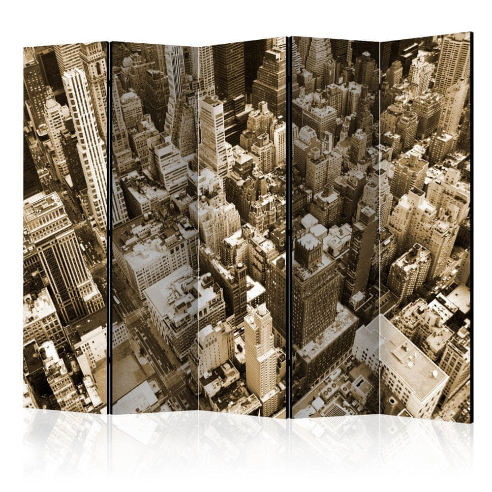 Artgeist Paraván - New York, Manhattan II 225x172 plátno na drevenom ráme obojstranná potlač