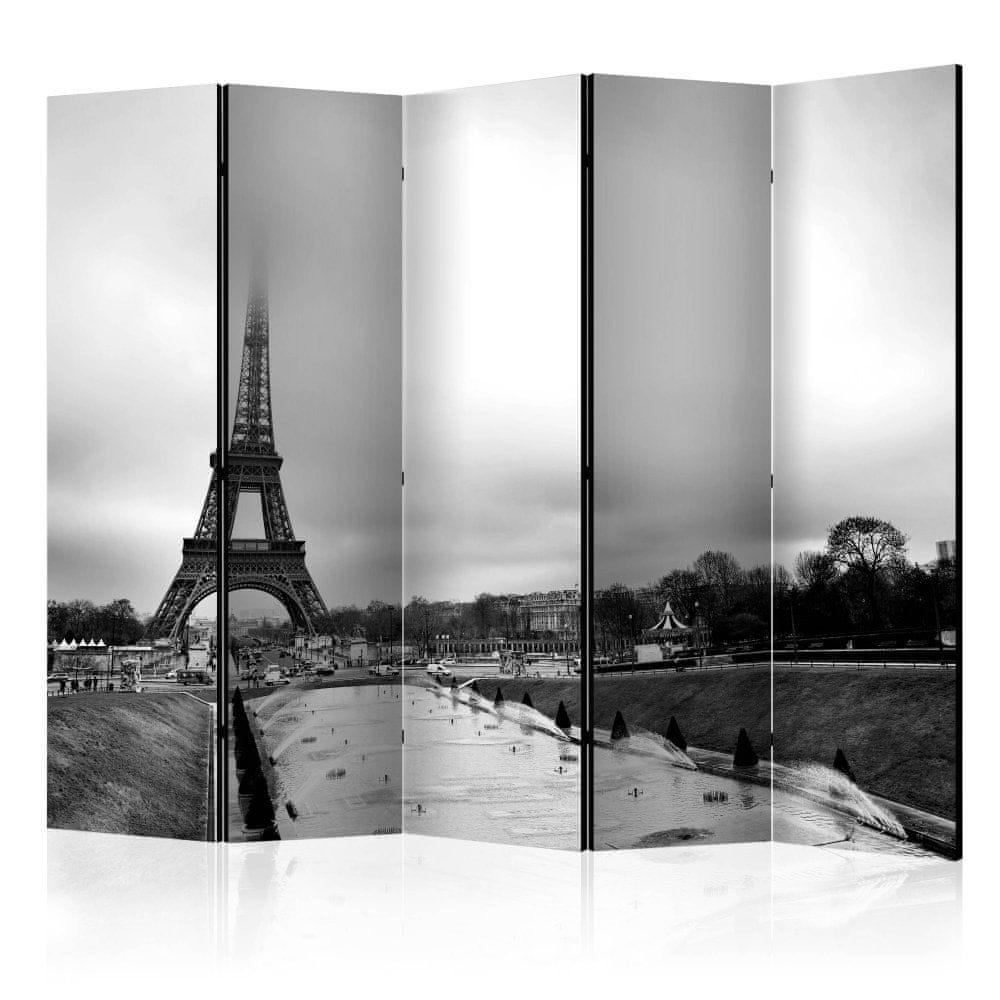 Artgeist Paraván - Paríž: Eiffelova veža II 225x172 plátno na drevenom ráme obojstranná potlač