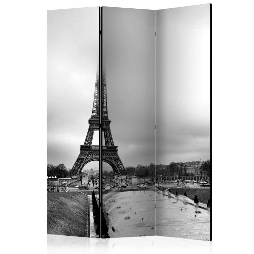 Artgeist Paraván - Paríž: Eiffelova veža 135x172 plátno na drevenom ráme obojstranná potlač
