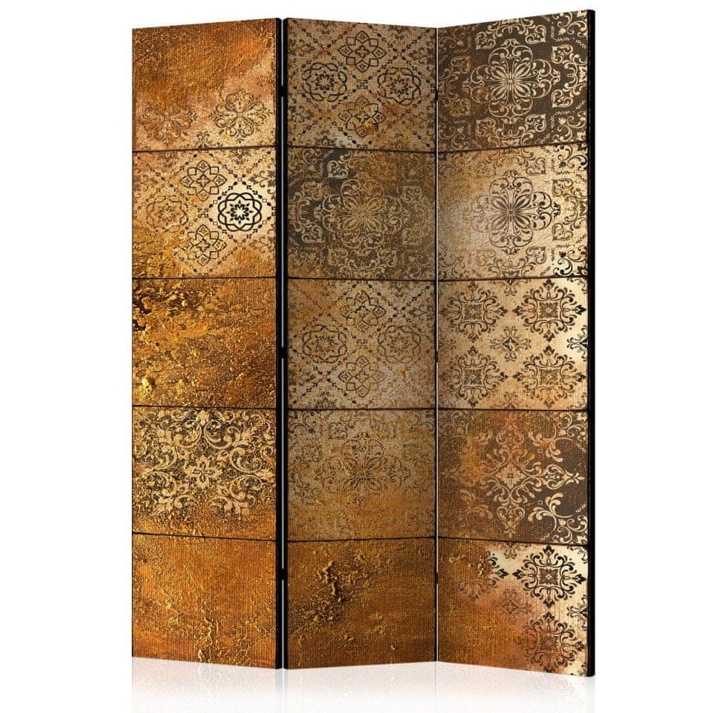 Artgeist Paraván - Staré dlaždice 135x172 plátno na drevenom ráme obojstranná potlač