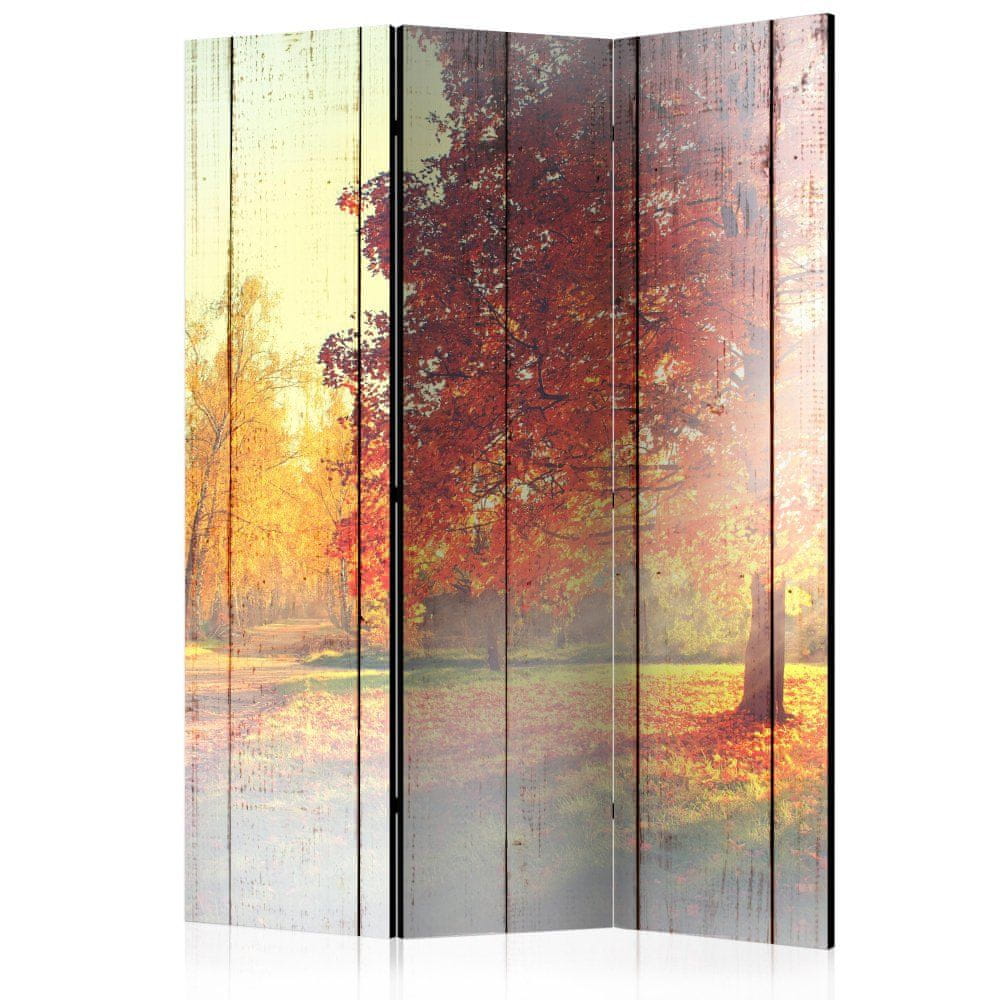 Artgeist Paraván - Jesenné slnko 135x172 plátno na drevenom ráme obojstranná potlač